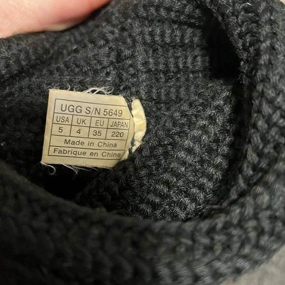 Ugg black tall Bailey button sweater boots - Picture 11 of 11